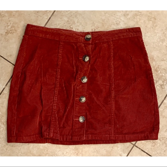 orange skirt primark